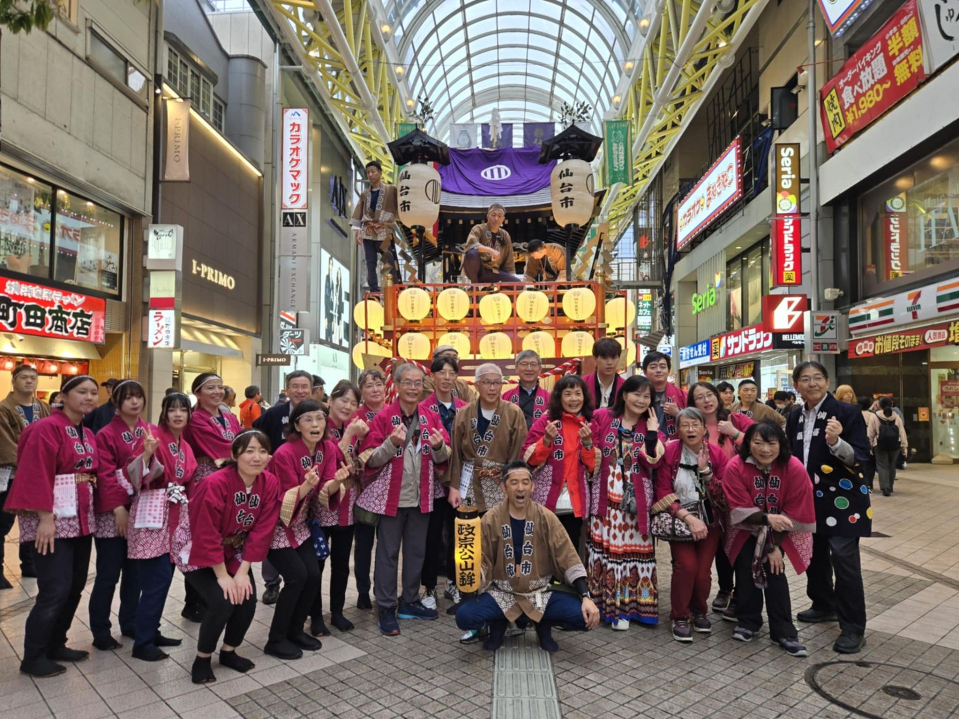 實驗室成員(鄭丞佑同學、黃勝旭同學) 赴日本仙台參與青葉祭文化交流，感受日本傳統魅力